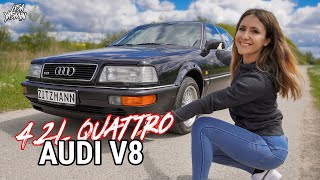 🔥 8 Zylinder aus den 90er Jahren | Audi V8 D11 | 4.2l Quattro | Lisa Yasmin