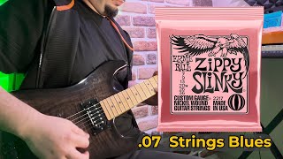 .07 Gauge Guitar Strings Blues - Ernie Ball Zippy Slinky 7-36