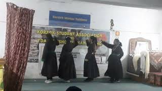 beautiful dance by girls of korzok a remote village in Laddakh