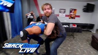 Dean Ambrose gets into a backstage brawl with AJ Styles: SmackDown LIVE, Nov. 29, 2016