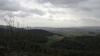 Blick vom Hohenstein bei Rinteln auf das Wesertal