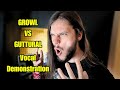 Death Metal Vocals For Beginners - False Chord Growl Vs Gutturals