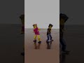 voxel dancer 08 3d animation loop in blender nft ardavan