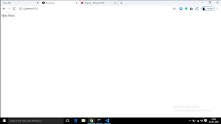Angular 8 Tutorial -2- Hello World