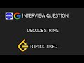 Decode String | Stack | Python | Leetcode - 394