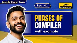 Lec-2: Phases of Compiler with examples | Compiler Design