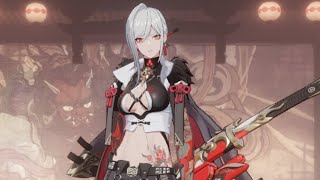 【パニグレ】ルシア・深紅ノ影の新塗装「落つ赤椿」を引くだけの動画【Punishing: Gray Raven JP】