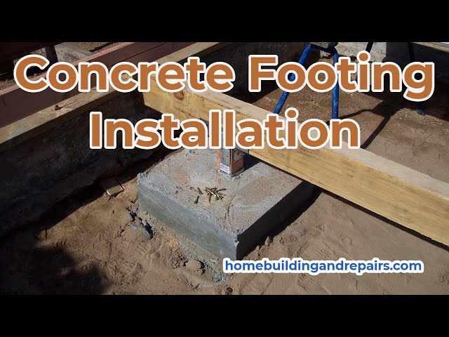 Concrete Foundation Spacing