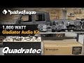 Rockford Fosgate 1,800 Watt Audio Kit Install & Review for 2020-2024 Jeep Gladiator JT