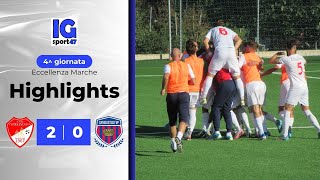 Chiesanuova vs Sangiustese 2-0 Eccellenza Marche