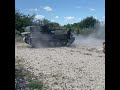 Tank war Blackrambo vs tiny textie  At drive tanks