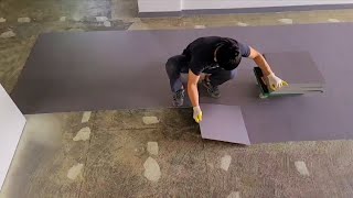 [데코타일] 시공방법. How To Install Floor Decotile. (In Korea)