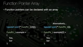6. Function Pointers - Embedded Software and Hardware Architecture
