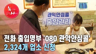 전화 출입명부 '080 관악안심콜' 2,324개 업소 신청 / 서울 HCN