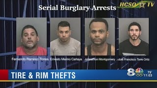 Suspects accused of stealing $50,000 worth of tires and rims