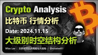 比特币行情分析2024.11.15 | 大级别时空结构分析 | 加密货币交易首选OKX欧易 | Bitcoin | 以太坊 | 币圈 | 牛市 | 狗狗币 | Dogecoin | BTC