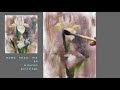 oil painting u0026 color pencil classroom demonstration record ~ 學油畫 ~ 洪紹哲 油畫 課堂 教學 示範 鳶尾花