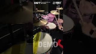 DG7 portable drum kit demonstration