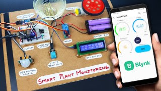 New Blynk IOT Smart Plant Monitoring System