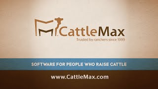 CattleMax - The Easy Way To Organize Your Ranch Records