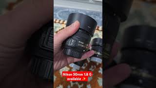 Nikon 50mm 1.8 G  3 unit condition like new 👉 Fresh look condition 10/10++ #best #photography lense