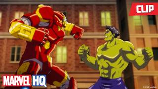 Hulk vs. Hulkbuster 🤖💥 | Marvel's Future Avengers | @MarvelHQ