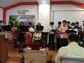 Young People singing to the Lord/Agbbc Amadeo church/Sunday service