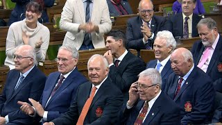 Members of Canada's 1972 Summit Series team honoured in the House of Commons