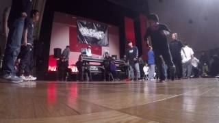 Be.bboy3on3 予選 他力本願(wolf,ジャコメッティ,go-shi) vs