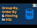 MySQL Group By & Having Clause | Order By in SQL | SQL Tutorial for Beginners | MySQL | IvyProSchool