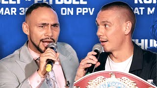 Keith Thurman and Tim Tszyu GET INTO HEATED ARGUMENT at kickoff press conference!