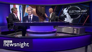 Is a hard Brexit still on the cards? Daniel Hannan and Neil Carmichael - BBC Newsnight