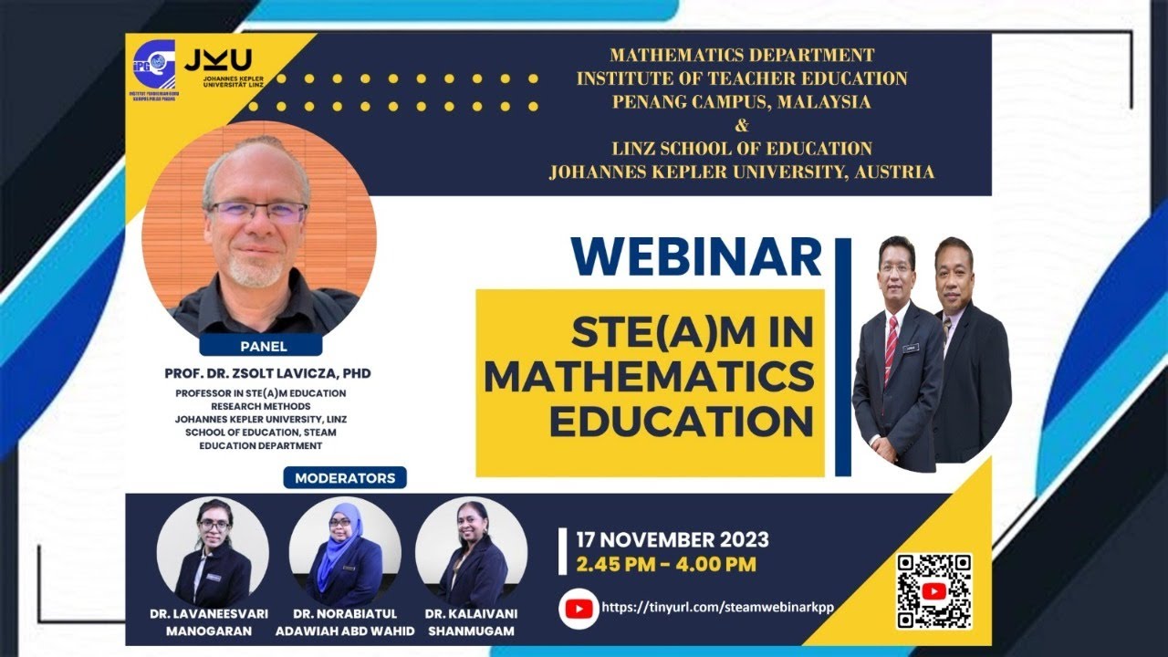 Webinar Ste A M In Mathematics Education Youtube