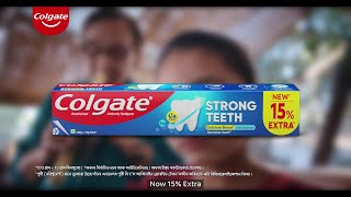 Daaton Ka Poshan | Colgate Strong Teeth 100gm, Ab 15% EXTRA | Bengali