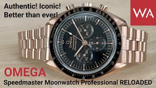 Iconic! New OMEGA Speedmaster Professional Moonwatch Sedna Gold powered by Calibre 3861