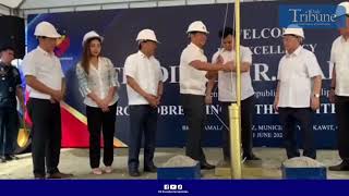 BURYING OF TIME CAPSULE: Groundbreaking Ceremony ng CAVITEX-CALAX with PBBM