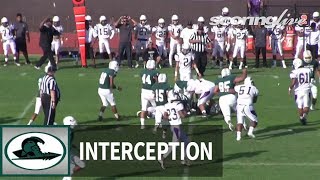 Damien vs. Kapaa: Raffy Perono, interception - HHSAA D2 Semifinal (2016)