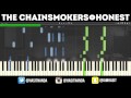 The Chainsmokers - Honest (PIANO TUTORIAL + FREE SHEETS)