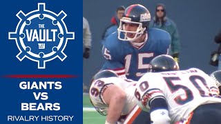 The BEST Moments from Giants vs. Bears Rivalry History