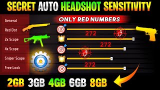 Secret Headshot Sensitivity😱| After Ob43 Update Headshot Sensitivity|Free Fire Auto Headshot Setting