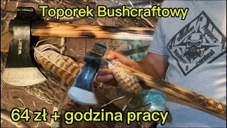 Tani Toporek Bushcraftowy. 64 zł + godzina pracy. „waart” #preppers #bushcraftowy # tomahawk