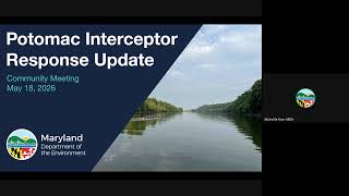 Potomac Interceptor Response Update: Glen Echo Hybrid Community Meeting - May 18 (2026)