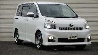 23年 後期 ヴォクシー 4WD ZS 煌 TRDローダウン 17AW 純正ナビTV 両側電動スライドドア 8人乗り　オートネット 新潟 中古車情報