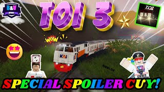 TOI 3 SPECIAL SPOILER!! 😍😍