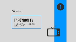 TapÖyrən TV | 1. Bölüm | Karyera, Modern Maliyyə, Mühasibatlıq