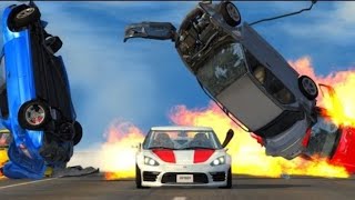 Crashes BeamNG||Satisfyng Car|| Crashes Traffic|| beamng mods