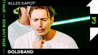 Goldband speelt 'Alles Kapot' live | 3FM Live Box | NPO 3FM