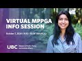 2020 Virtual UBC MPPGA Info Session: Why Choose the MPPGA Program