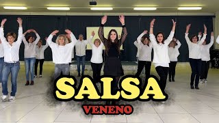 SALSA - Leoni Torres, Lenier - Veneno - CHOREO - line DANCE - zumba - Fitdance - Coreografia - Ballo