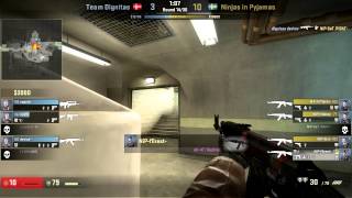 CS:GO de_nuke POV f0rest (20/12) vs Dignitas @ EMS One Katowice 2014 (March 15, 2014)